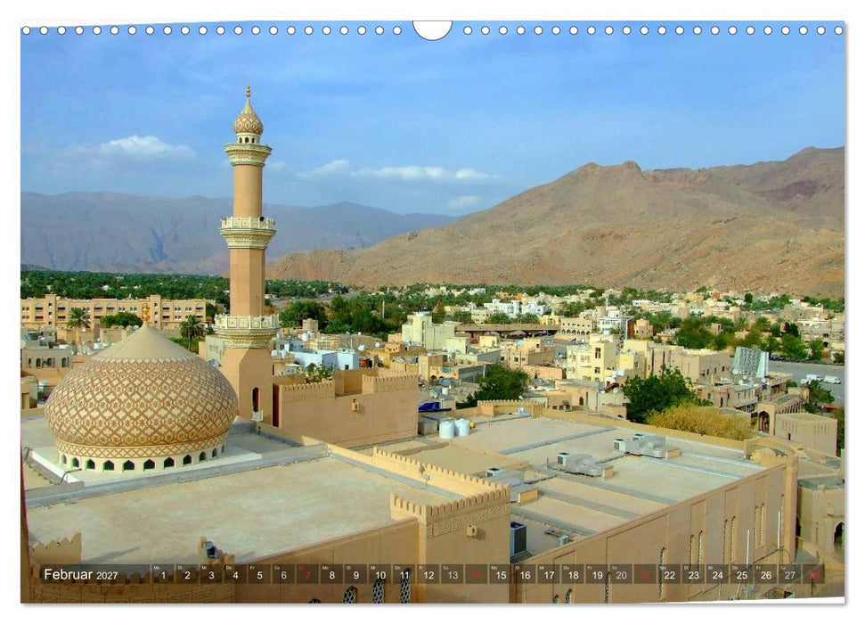 Oman - Eine Bilder-Reise (CALVENDO Wandkalender 2027)