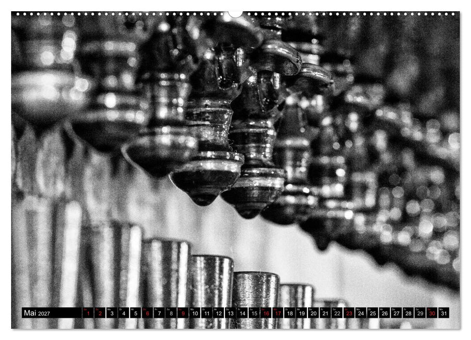 Industrieästhetik in Schwarz-Weiss (CALVENDO Wandkalender 2027)