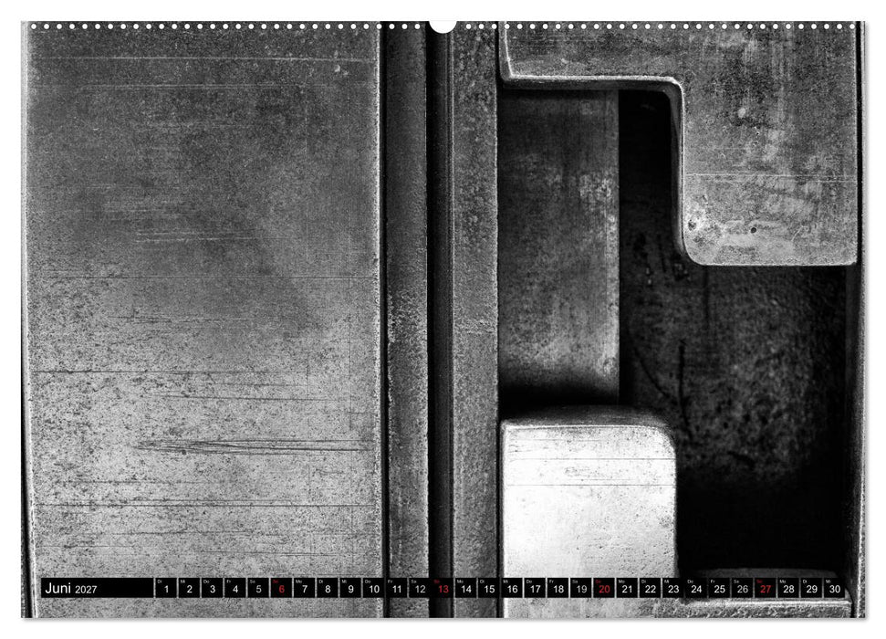 Industrieästhetik in Schwarz-Weiss (CALVENDO Wandkalender 2027)