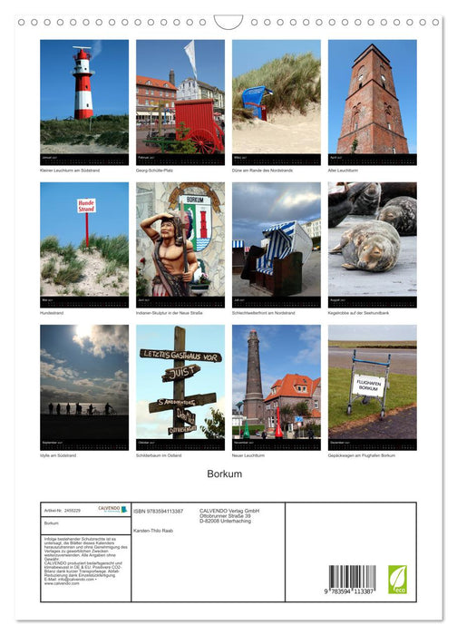 Borkum (CALVENDO Wandkalender 2027)