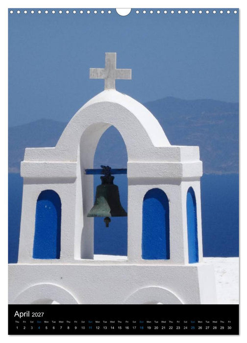 Santorini - Greece (CALVENDO Monthly Calendar 2027)
