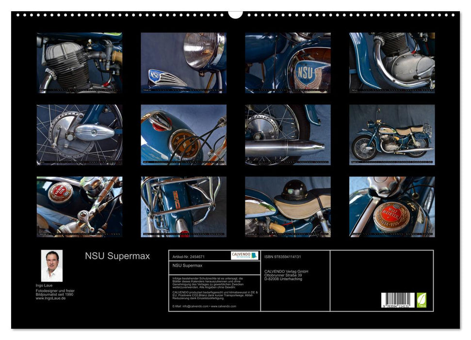 NSU Supermax (CALVENDO Wandkalender 2027)