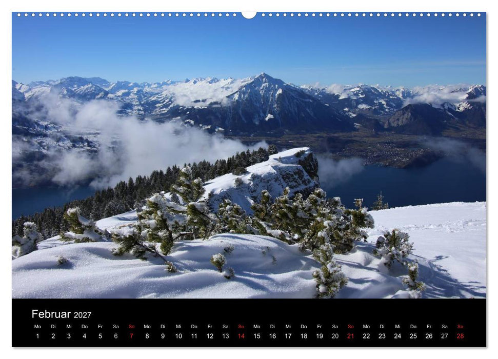 Unterwegs in den Schweizer Bergen - Swissmountainview (CALVENDO Wandkalender 2027)