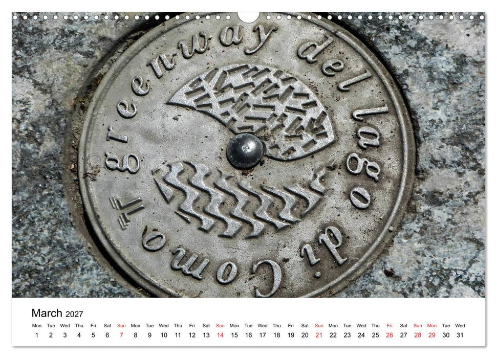 Impressions from Lake Como / UK-Version (CALVENDO Monthly Calendar 2027)