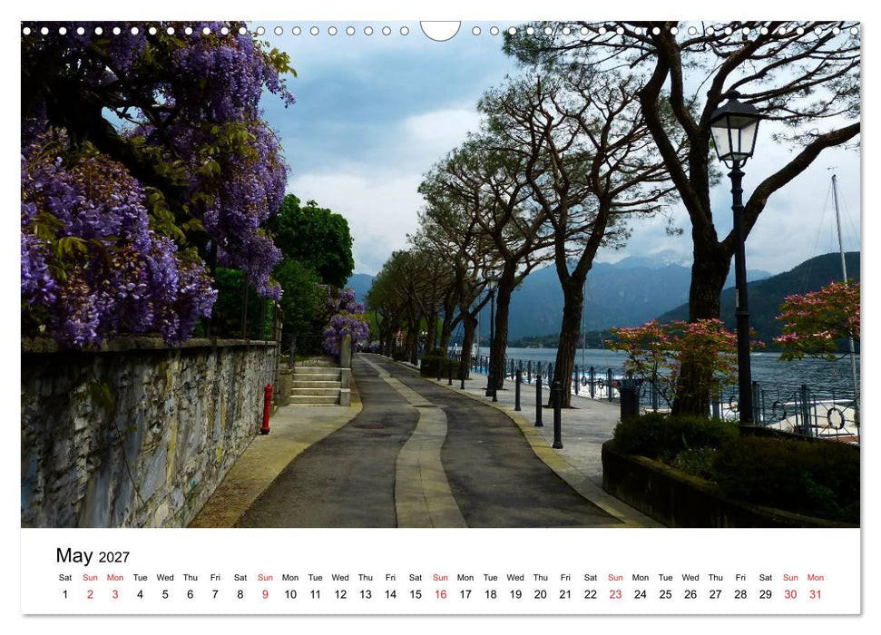 Impressions from Lake Como / UK-Version (CALVENDO Monthly Calendar 2027)