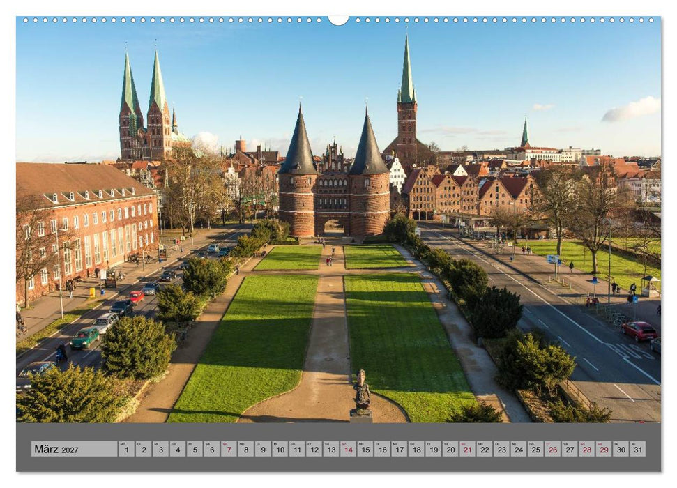 Ansichten der Lübecker Altstadtinsel (CALVENDO Wandkalender 2027)