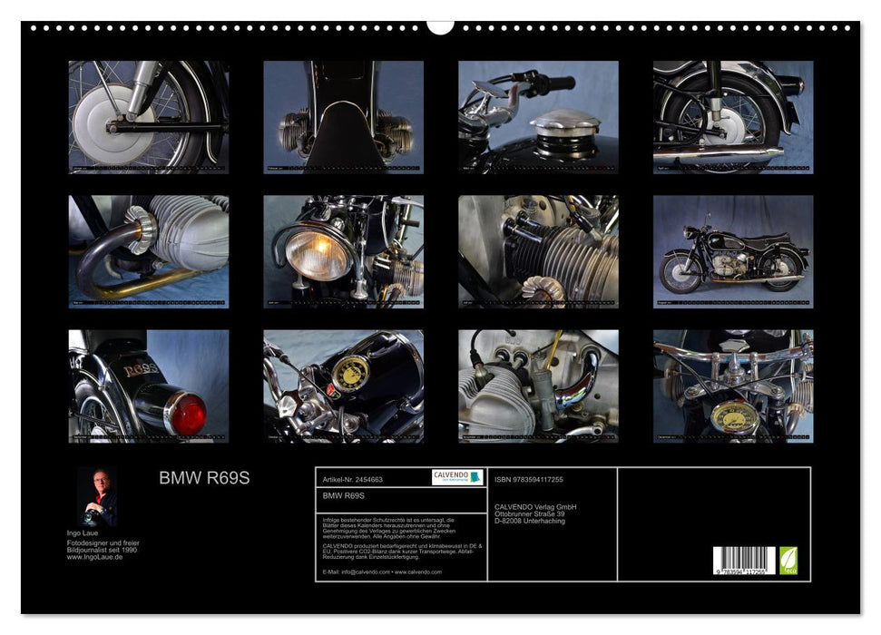 BMW R69S (CALVENDO Wandkalender 2027)