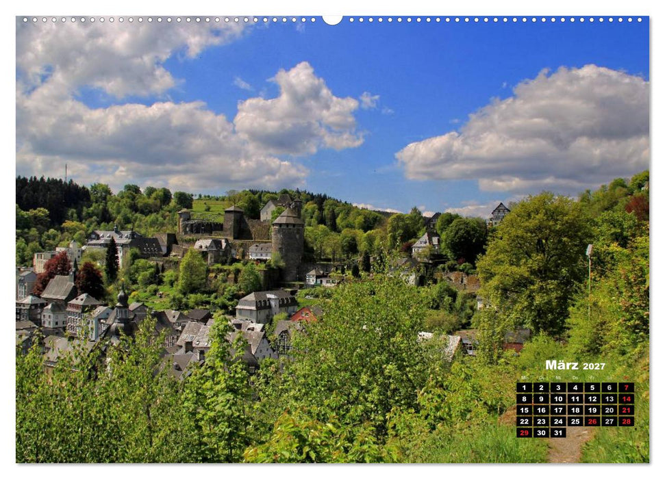Eine Perle in der Eifel - Monschau (CALVENDO Premium Wandkalender 2027)