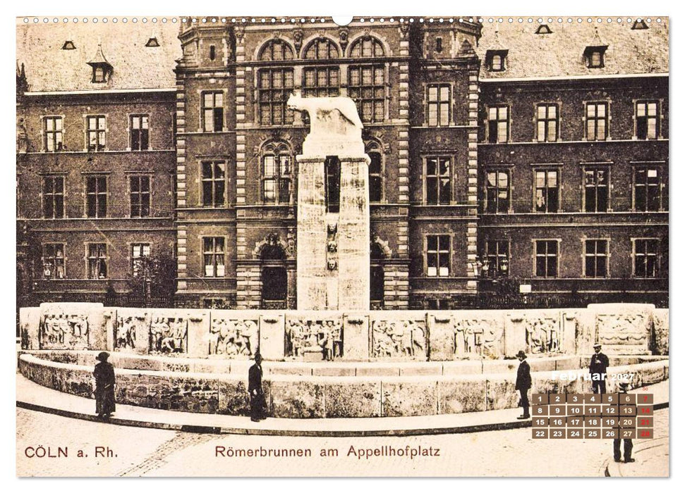 Historisches Köln – Die Stadt auf historischen Karten (CALVENDO Wandkalender 2027)