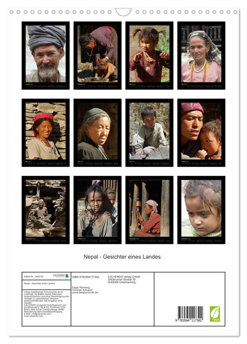 Nepal - Gesichter eines Landes (CALVENDO Wandkalender 2027)