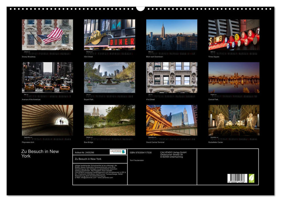Zu Besuch in New York (CALVENDO Wandkalender 2027)