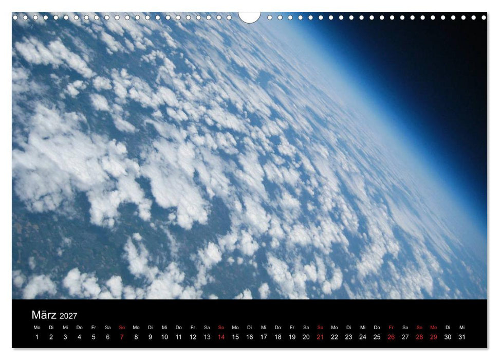 Eine Reise in die Stratosphäre (CALVENDO Wandkalender 2027)