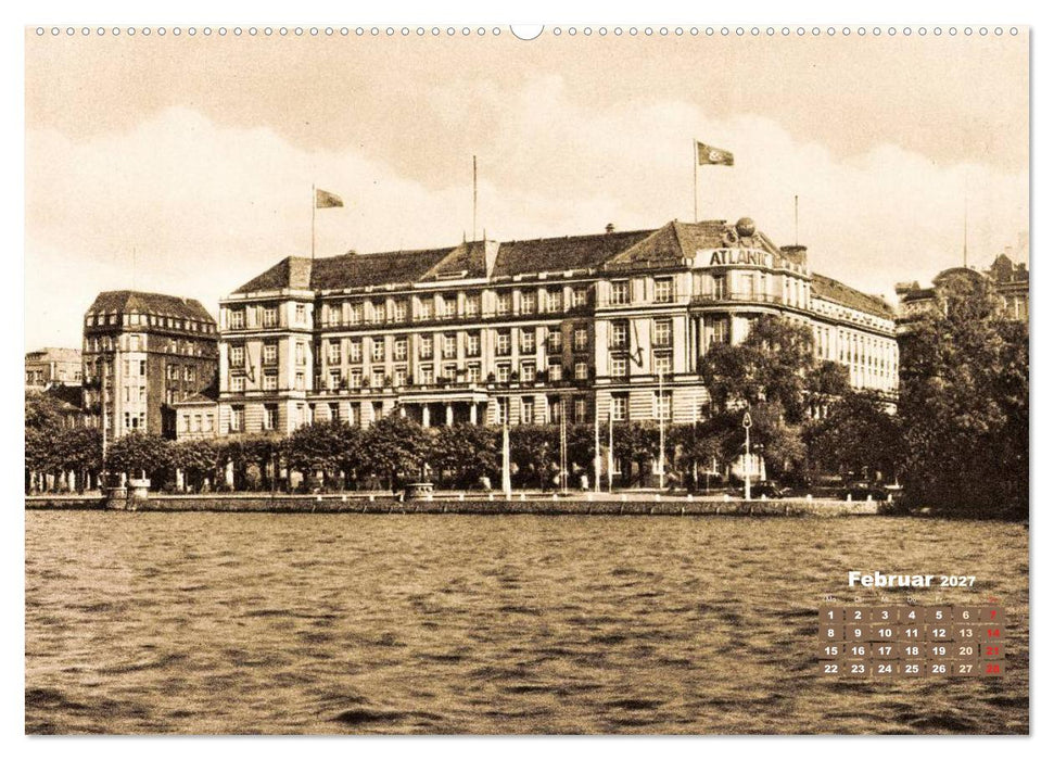 Grüße aus dem alten Hamburg – Historische Ansichten der Stadt (CALVENDO Wandkalender 2027)
