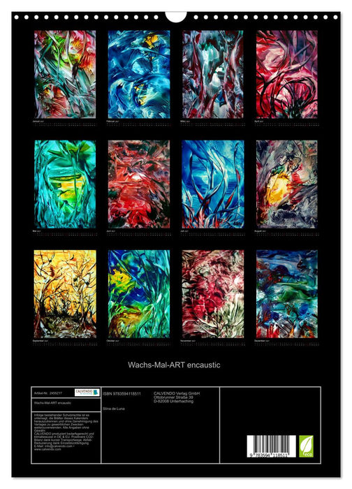 Wachs-Mal-ART encaustic (CALVENDO Wandkalender 2027)
