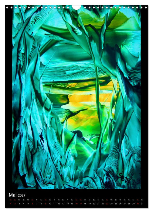 Wachs-Mal-ART encaustic (CALVENDO Wandkalender 2027)