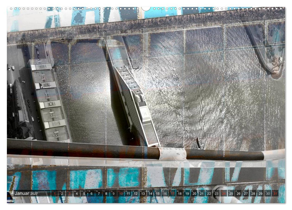 Photo-Art / Hamburg Hafen (CALVENDO Premium Wandkalender 2027)