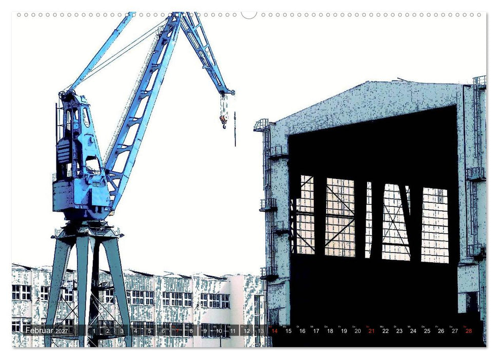 Photo-Art / Hamburg Hafen (CALVENDO Premium Wandkalender 2027)