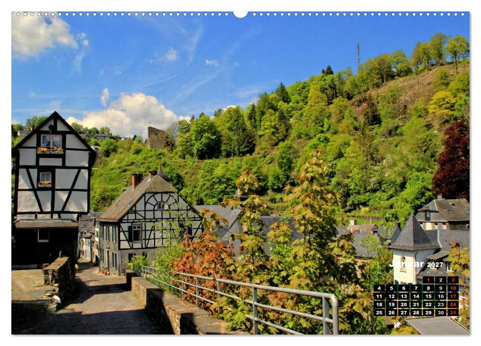 Eine Perle in der Eifel - Monschau (CALVENDO Wandkalender 2027)