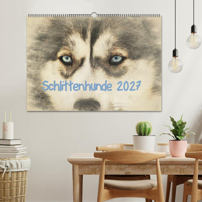 Schlittenhunde 2027 (CALVENDO Wandkalender 2027)