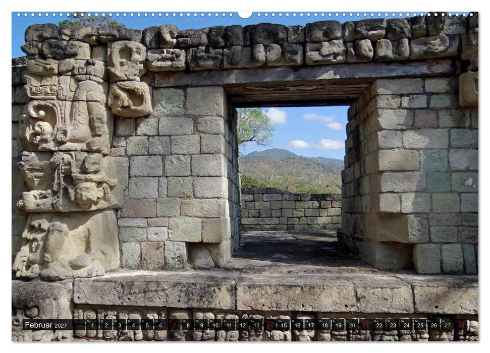 Von Mayas und Azteken - Mexiko, Guatemala und Honduras (CALVENDO Premium Wandkalender 2027)