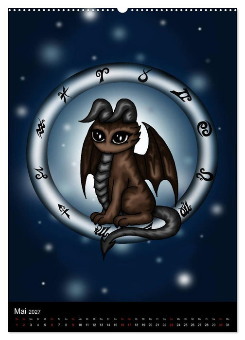 Drachen-Sternzeichen (CALVENDO Premium Wandkalender 2027)