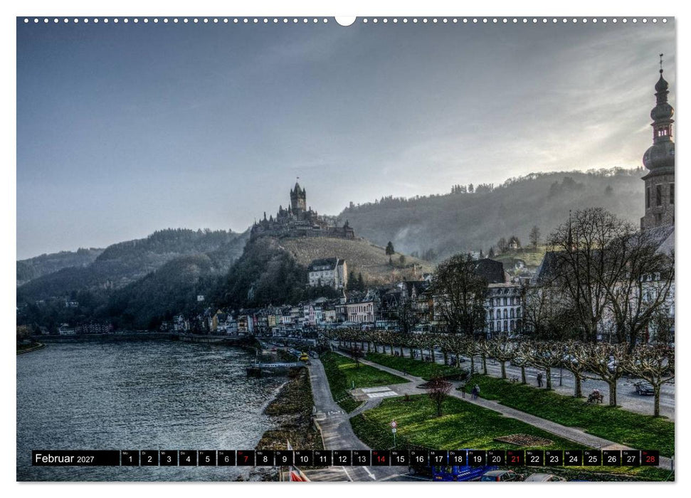 Mosel Impressionen Mystische Burgen und magische Orte (CALVENDO Wandkalender 2027)