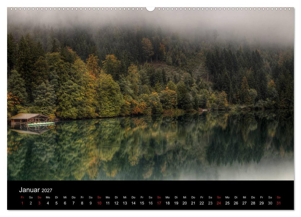 Einzigartige Natur - Eine Reise durch Europas Landschaften (CALVENDO Premium Wandkalender 2027)