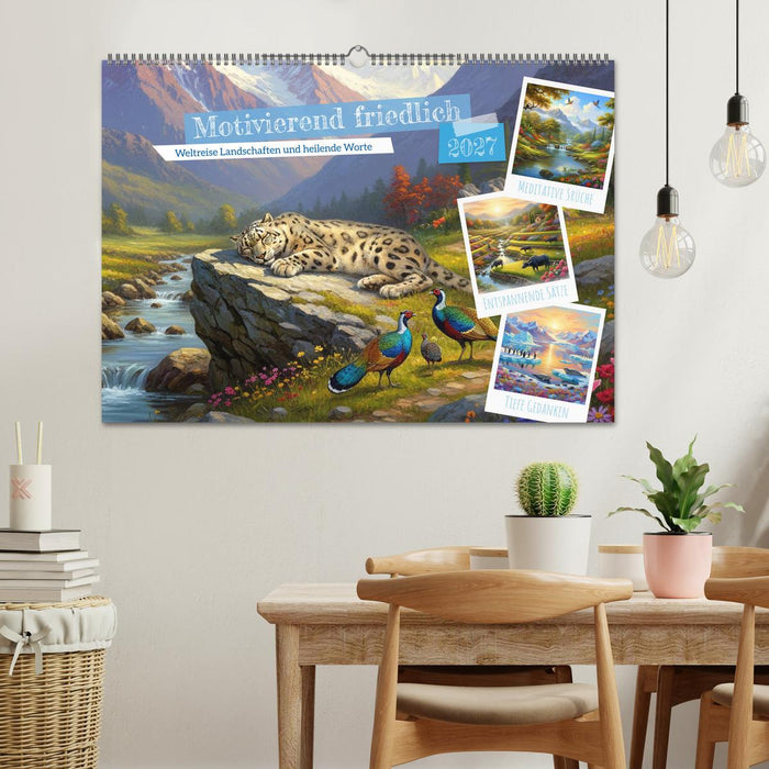 Motivierend friedlich (CALVENDO Wandkalender 2027)