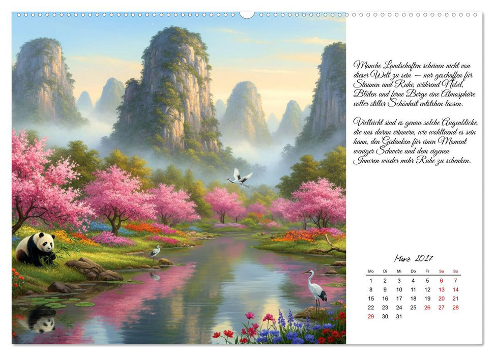 Motivierend friedlich (CALVENDO Wandkalender 2027)