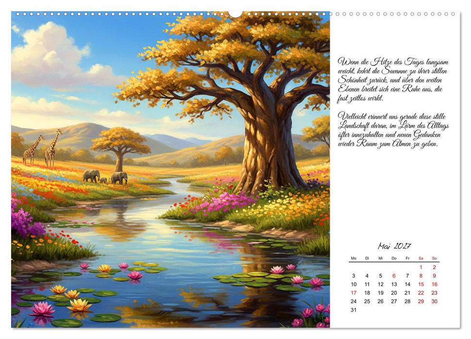 Motivierend friedlich (CALVENDO Wandkalender 2027)