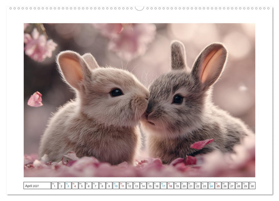 Hoppelglück durchs Jahr (CALVENDO Wandkalender 2027)