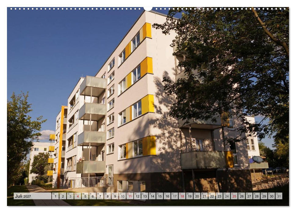 Architektur-Charme der DDR (Erfurt) (CALVENDO Premium Wandkalender 2027)