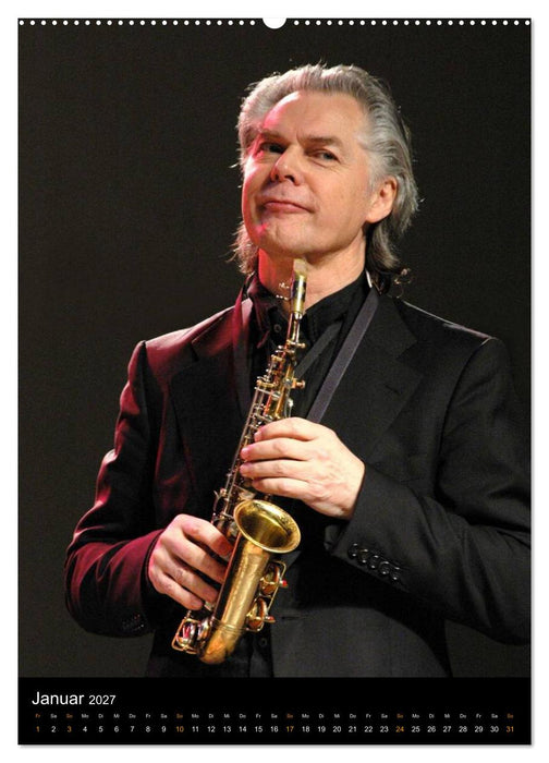 Jazz Saxophonisten 2027 (CALVENDO Wandkalender 2027)
