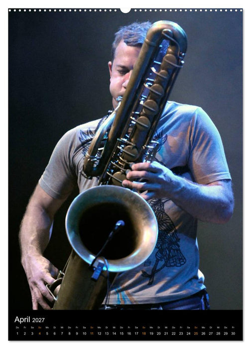 Jazz Saxophonisten 2027 (CALVENDO Wandkalender 2027)