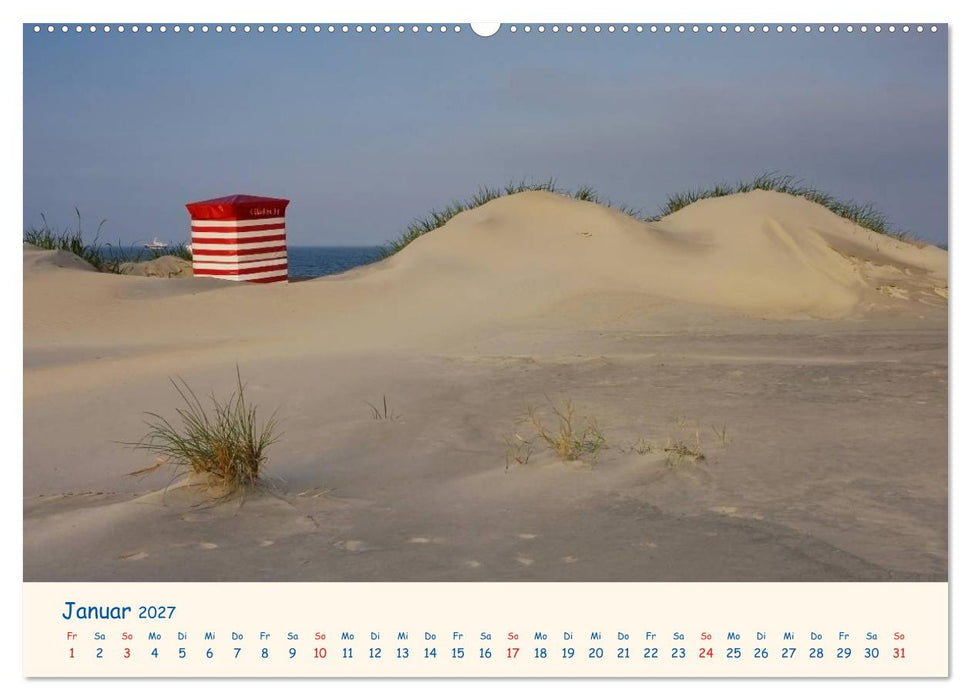 Urlaub auf Borkum (CALVENDO Premium Wandkalender 2027)