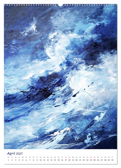 Sphären und Jahreszeiten - Abstrakte, expressionistische Kunst (CALVENDO Wandkalender 2027)