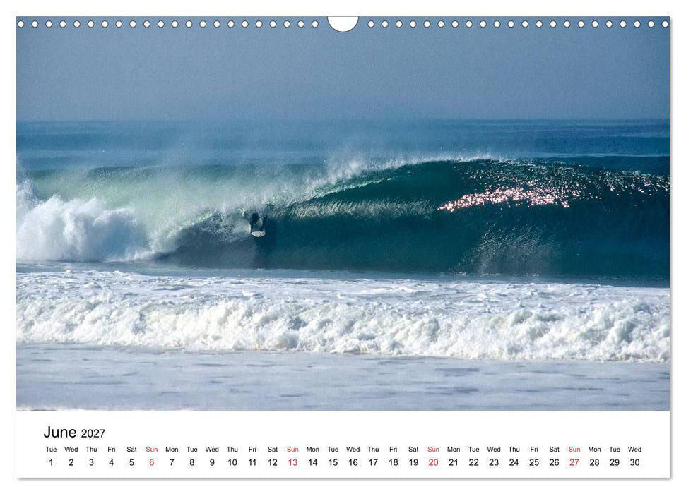 SURFERS AND WAVES (CALVENDO Monthly Calendar 2027)
