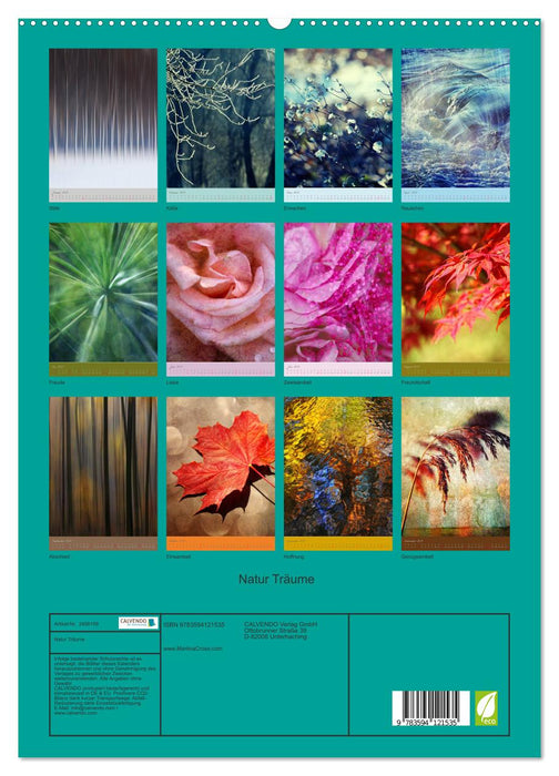 Natur Träume (CALVENDO Premium Wandkalender 2027)