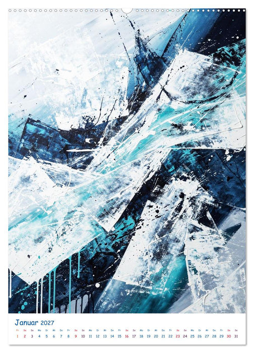 Sphären und Jahreszeiten - Abstrakte, expressionistische Kunst (CALVENDO Premium Wandkalender 2027)