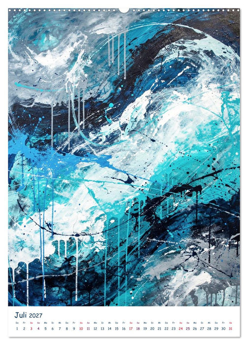 Sphären und Jahreszeiten - Abstrakte, expressionistische Kunst (CALVENDO Premium Wandkalender 2027)