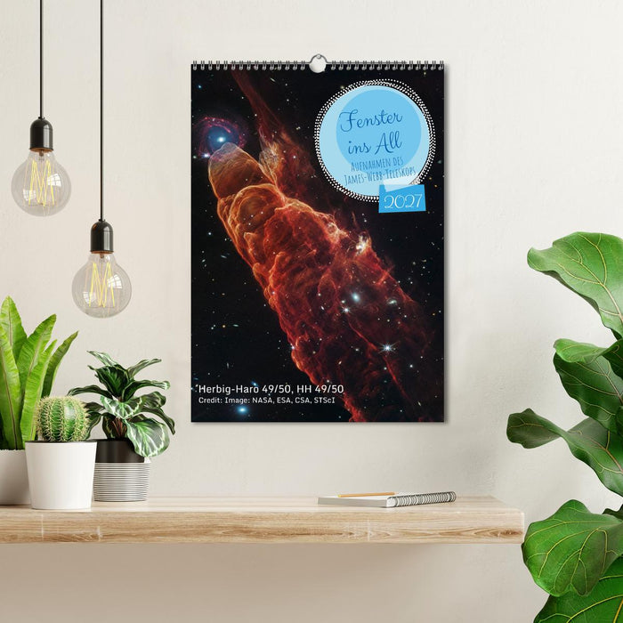 Fenster ins All - Aufnahmen des James-Webb-Teleskops (CALVENDO Wandkalender 2027)