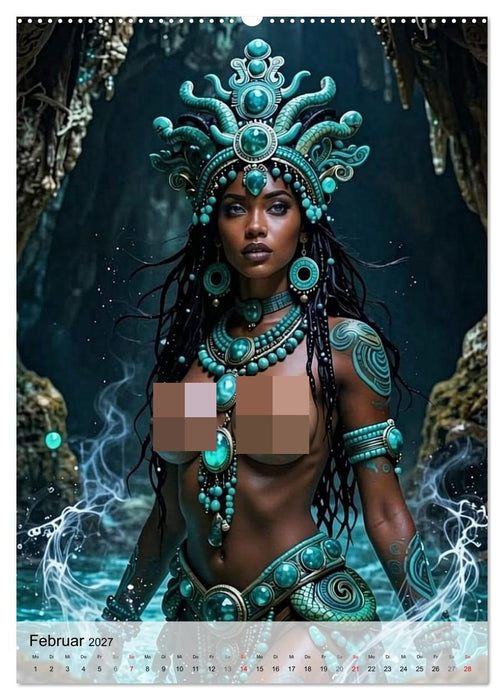 Göttinnen des Aztekenreichs (CALVENDO Wandkalender 2027)