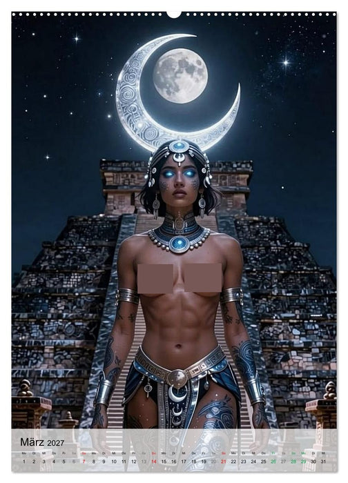 Göttinnen des Aztekenreichs (CALVENDO Wandkalender 2027)