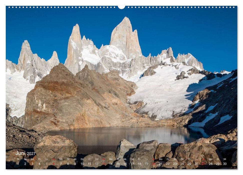 Majestätische Bergwelten Cerro Torre & Fitzroy Patagonien (CALVENDO Premium Wandkalender 2027)