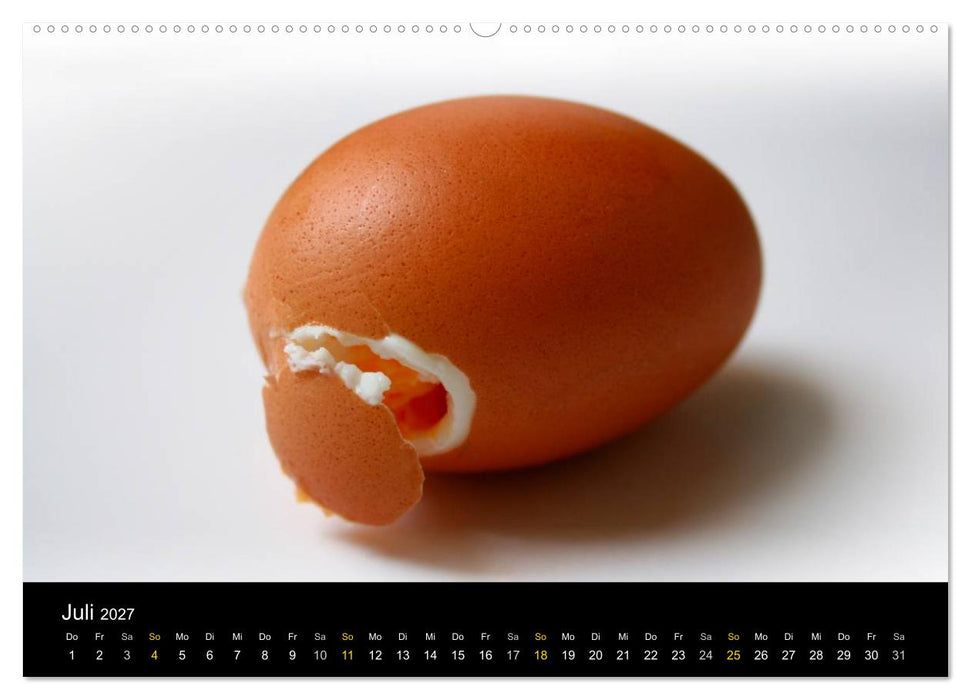ei.ei.ei – Fotografische Gedanken zum Ei (CALVENDO Premium Wandkalender 2027)