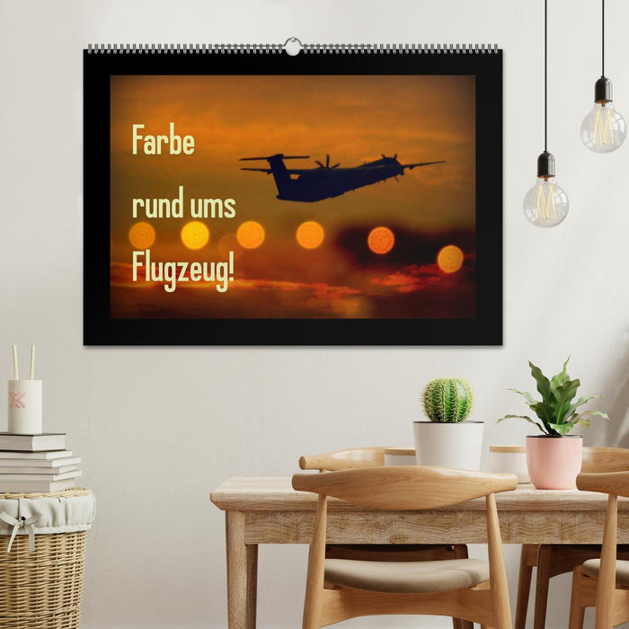 Farbe rund ums Flugzeug! (CALVENDO Wandkalender 2027)