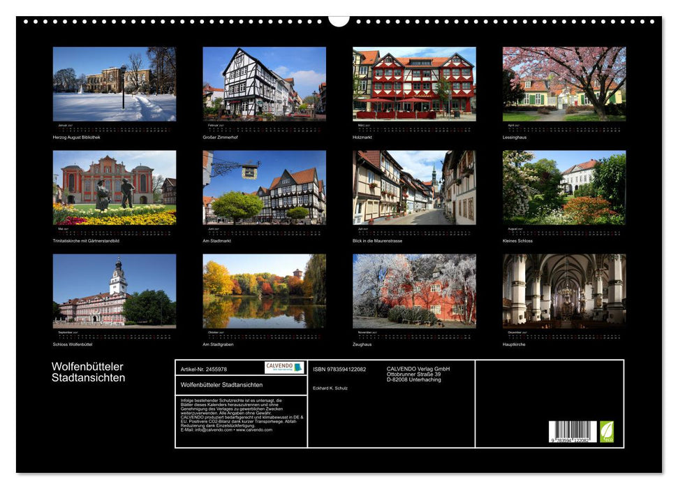 Wolfenbütteler Stadtansichten (CALVENDO Wandkalender 2027)
