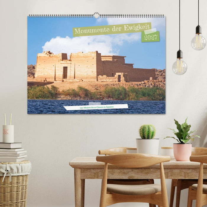 Monumente der Ewigkeit - von Wesiren bis zu Cäsaren in Ägypten (CALVENDO Wandkalender 2027)