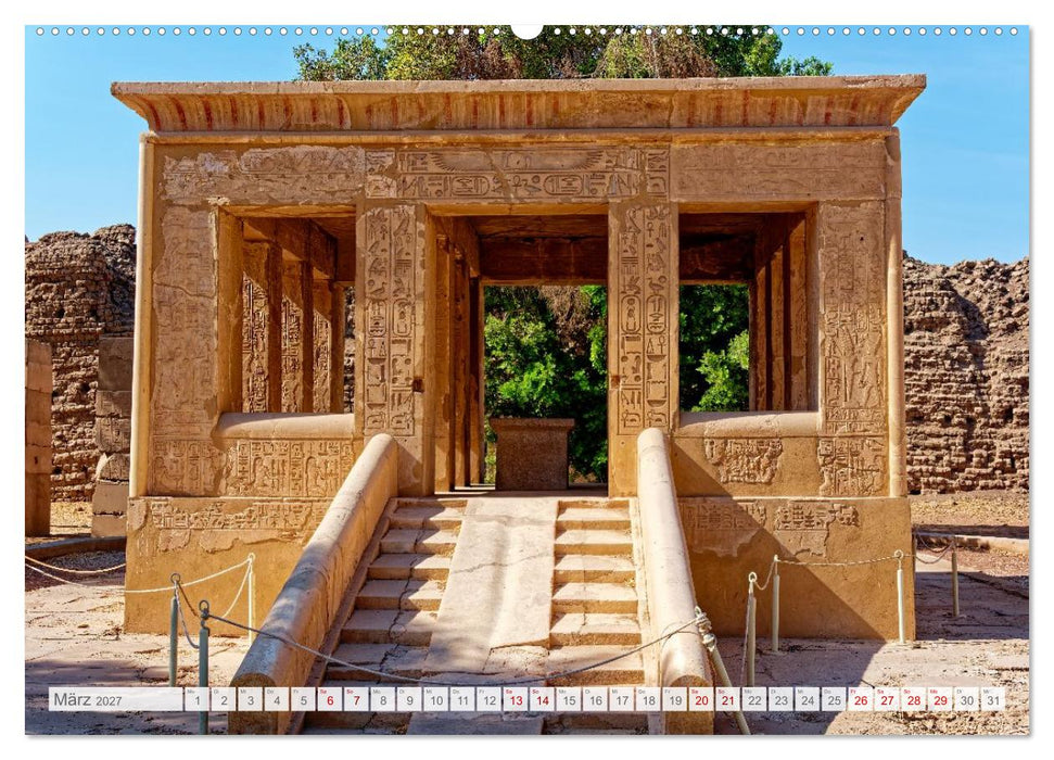 Monumente der Ewigkeit - von Wesiren bis zu Cäsaren in Ägypten (CALVENDO Wandkalender 2027)