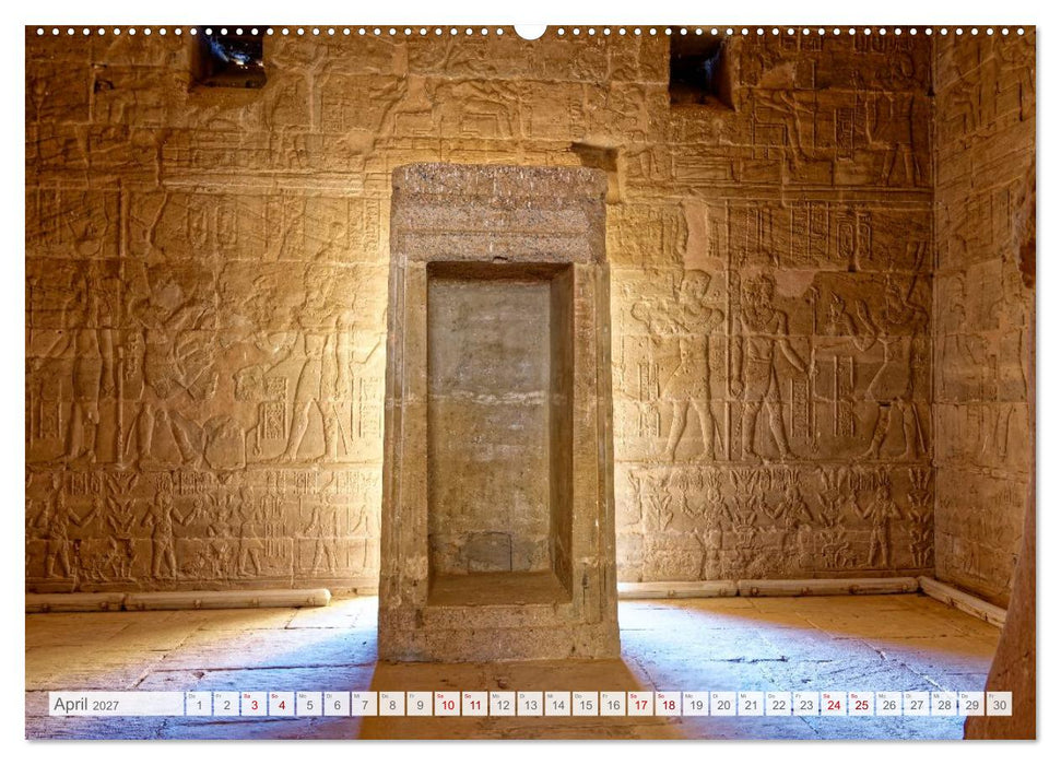 Monumente der Ewigkeit - von Wesiren bis zu Cäsaren in Ägypten (CALVENDO Wandkalender 2027)